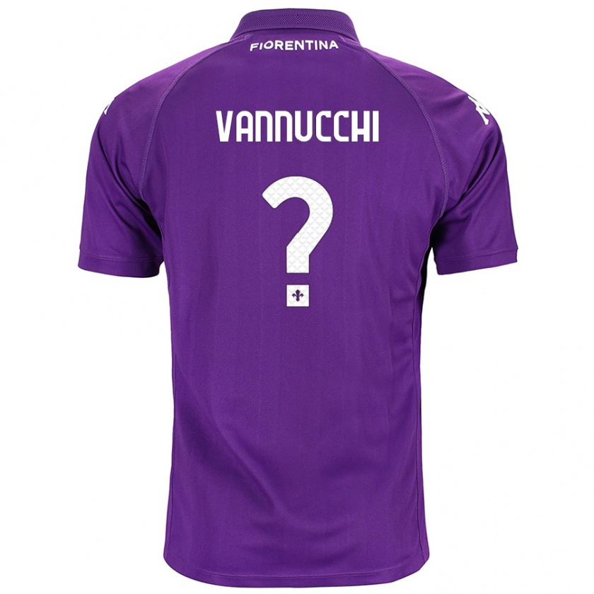 Kandiny Enfant Maillot Tommaso Vannucchi #0 Violet Tenues Domicile 2024/25 T-Shirt