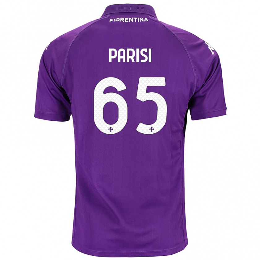 Kandiny Enfant Maillot Fabiano Parisi #65 Violet Tenues Domicile 2024/25 T-Shirt