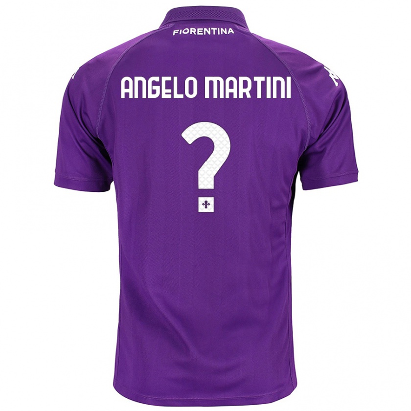 Kandiny Enfant Maillot Angelo Martini #0 Violet Tenues Domicile 2024/25 T-Shirt