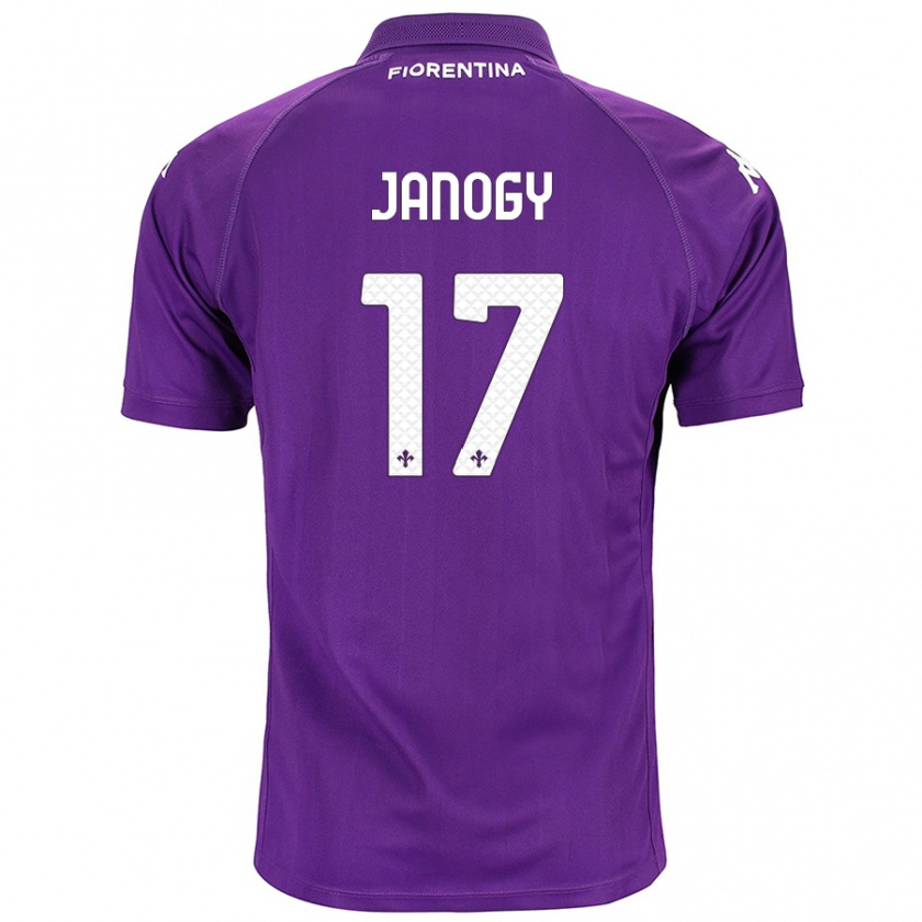 Kandiny Enfant Maillot Madelen Janogy #17 Violet Tenues Domicile 2024/25 T-Shirt