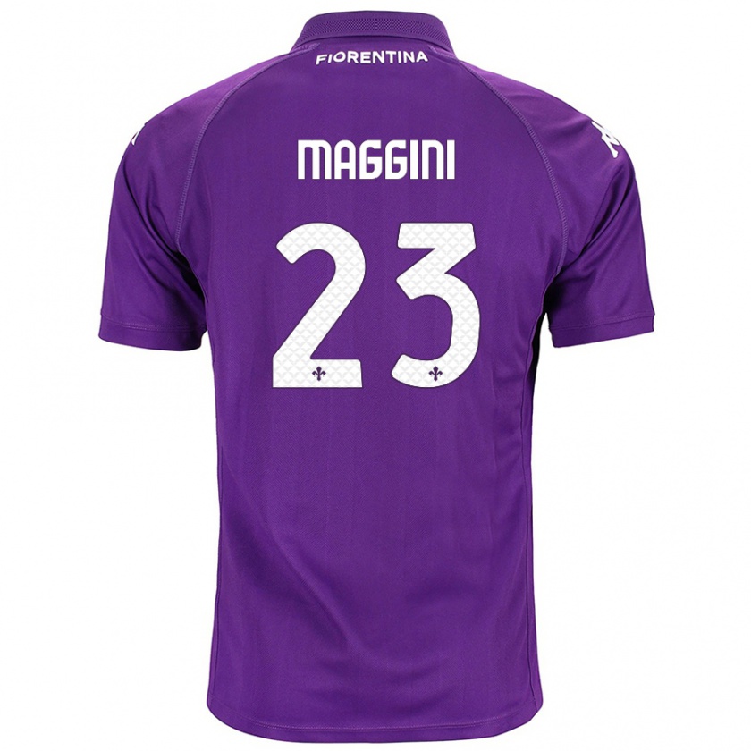 Kandiny Enfant Maillot Filippo Maggini #23 Violet Tenues Domicile 2024/25 T-Shirt