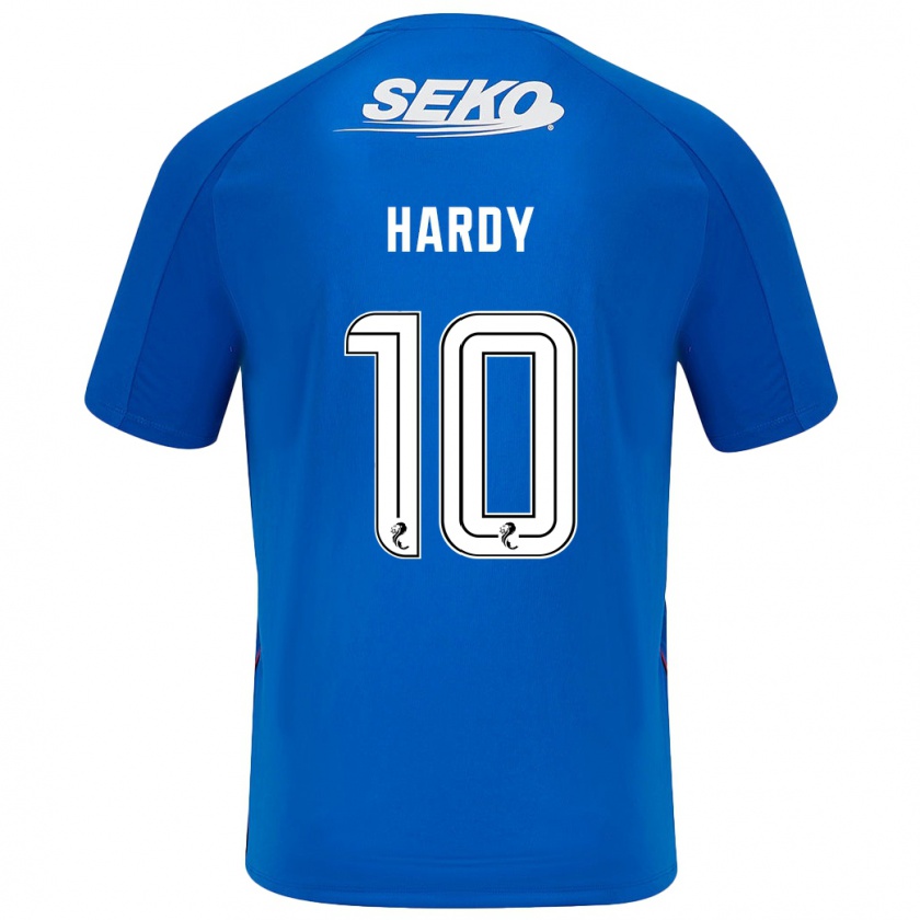 Kandiny Enfant Maillot Rio Hardy #10 Bleu Foncé Tenues Domicile 2024/25 T-Shirt