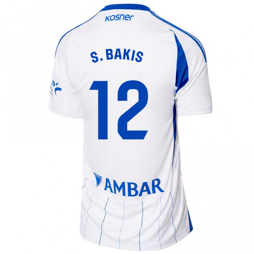 Kandiny Enfant Maillot Sinan Bakış #12 Rouge Blanc Tenues Domicile 2024/25 T-Shirt