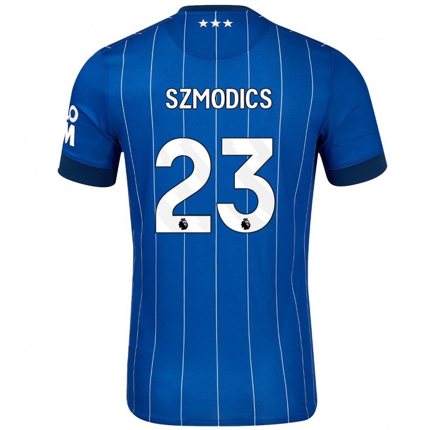 Kandiny Enfant Maillot Sammie Szmodics #23 Bleu Marine Tenues Domicile 2024/25 T-Shirt