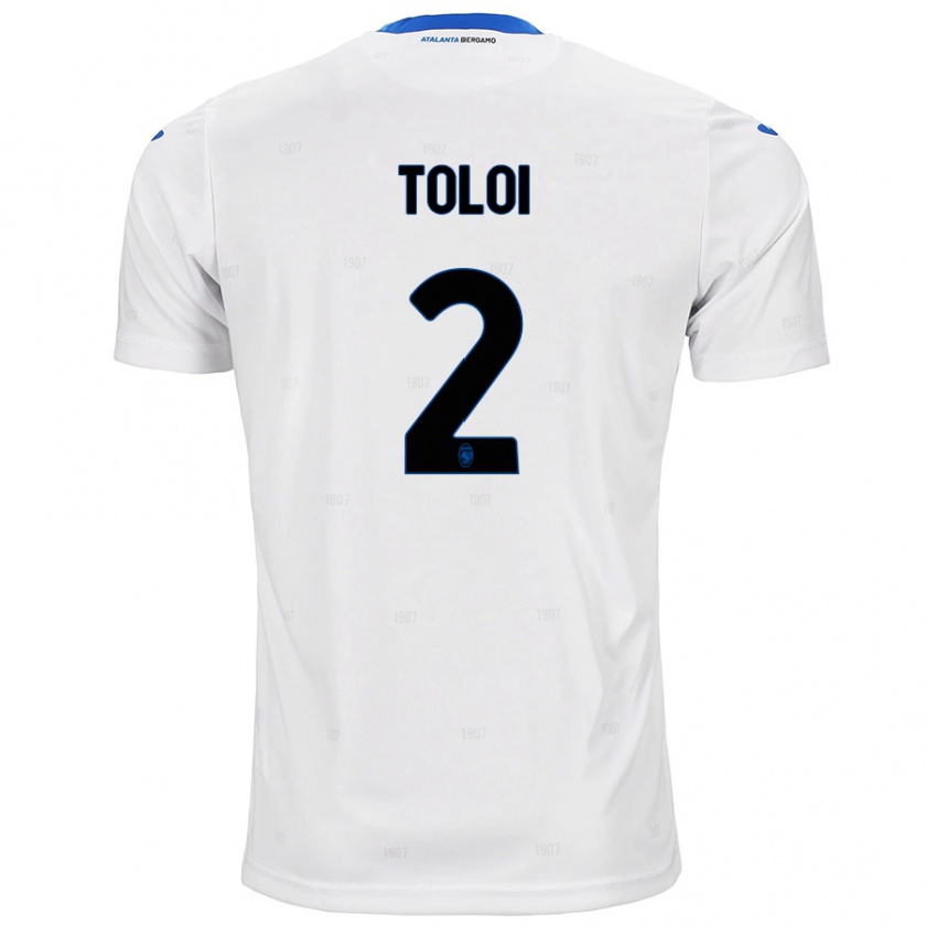 Kandiny Enfant Maillot Rafael Tolói #2 Blanc Tenues Extérieur 2024/25 T-Shirt