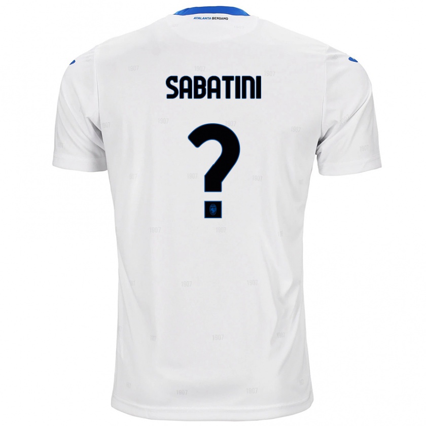 Kandiny Enfant Maillot Carlo Sabatini #0 Blanc Tenues Extérieur 2024/25 T-Shirt