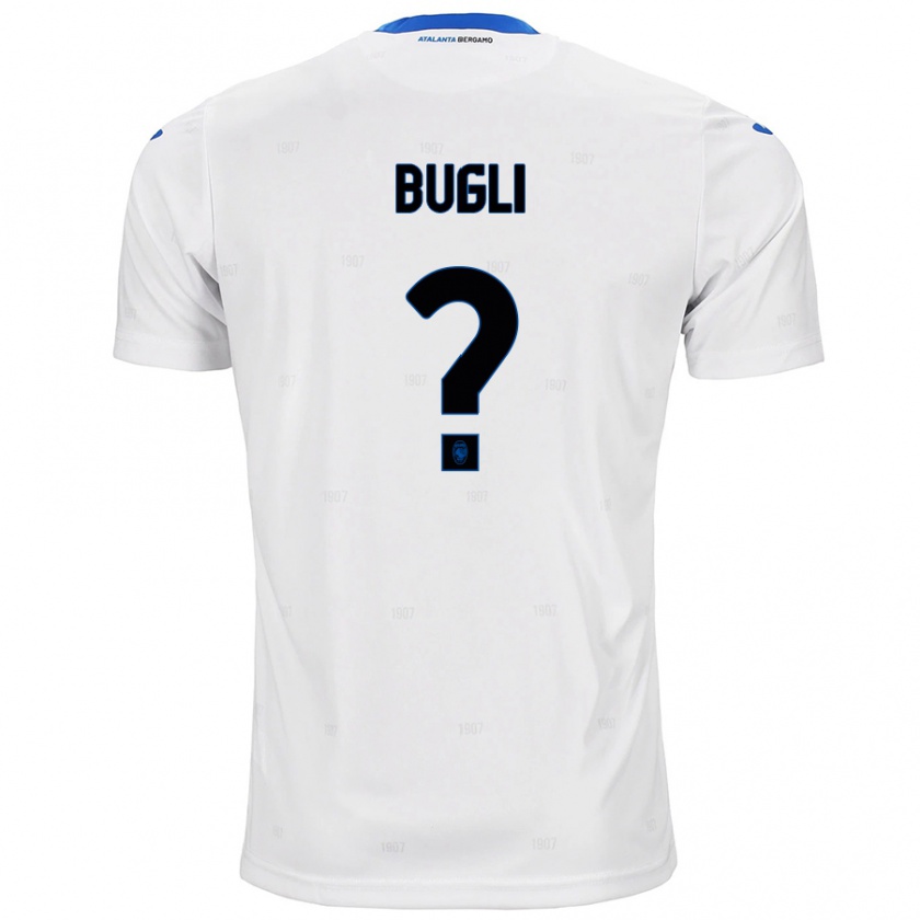 Kandiny Enfant Maillot Gabriel Bugli #0 Blanc Tenues Extérieur 2024/25 T-Shirt