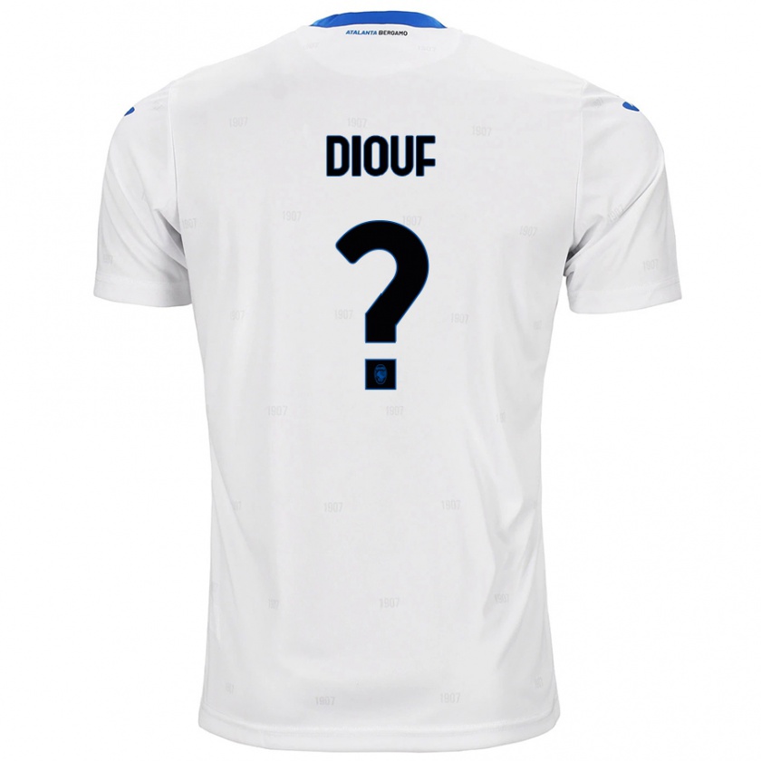 Kandiny Enfant Maillot Cheikh Diouf #0 Blanc Tenues Extérieur 2024/25 T-Shirt