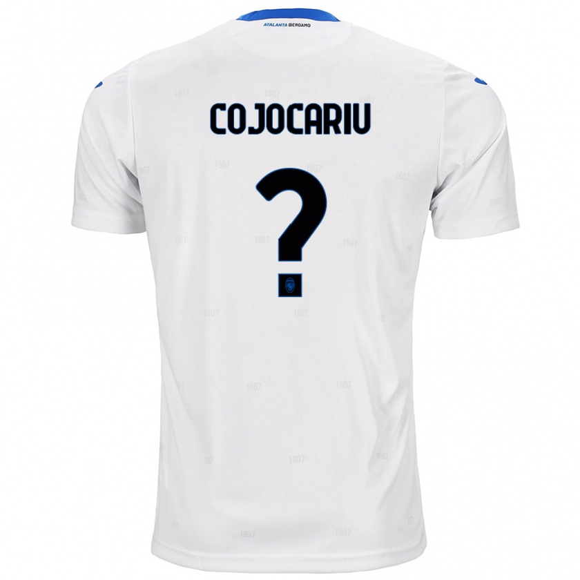 Kandiny Enfant Maillot Raul Cojocariu #0 Blanc Tenues Extérieur 2024/25 T-Shirt