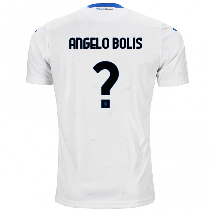 Kandiny Enfant Maillot Tommaso Angelo Bolis #0 Blanc Tenues Extérieur 2024/25 T-Shirt