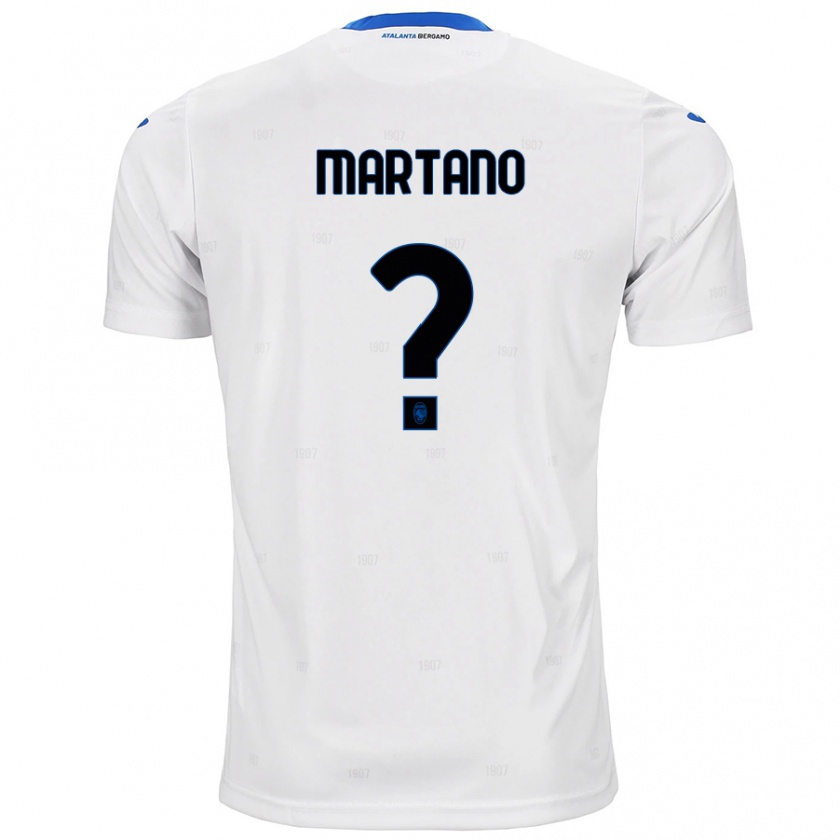 Kandiny Enfant Maillot Aldo Martano #0 Blanc Tenues Extérieur 2024/25 T-Shirt