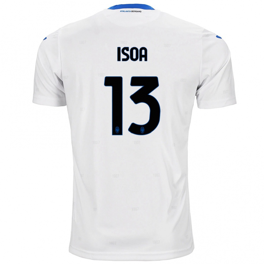 Kandiny Enfant Maillot Isaac Isoa #13 Blanc Tenues Extérieur 2024/25 T-Shirt