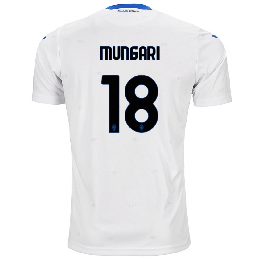 Kandiny Enfant Maillot Giuseppe Mungari #18 Blanc Tenues Extérieur 2024/25 T-Shirt