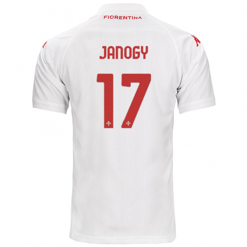 Kandiny Enfant Maillot Madelen Janogy #17 Blanc Tenues Extérieur 2024/25 T-Shirt