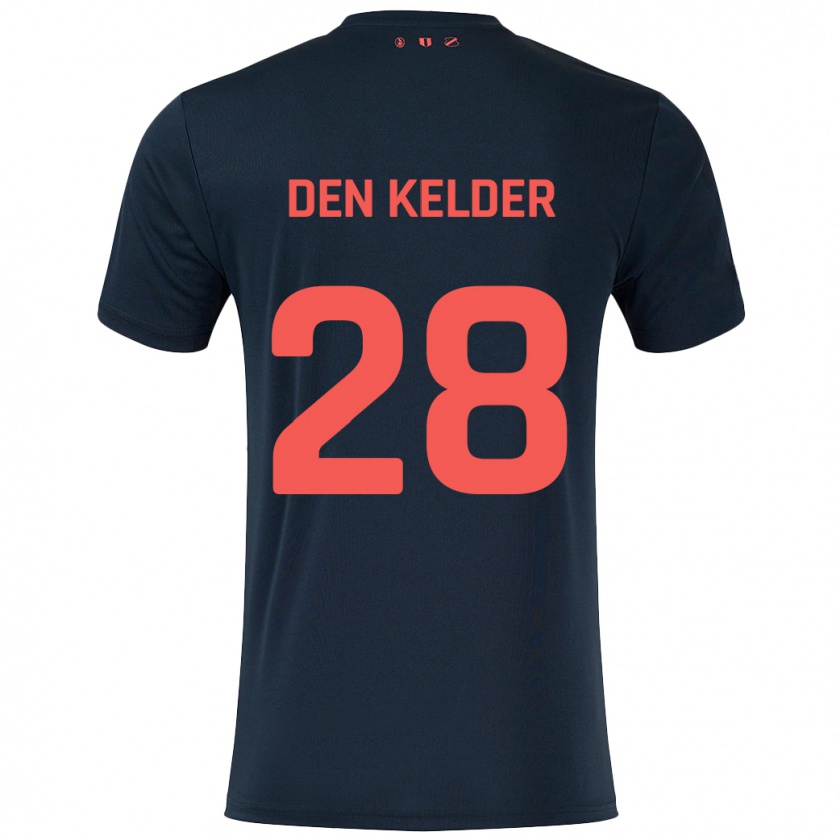 Kandiny Enfant Maillot Gera Op Den Kelder #28 Noir Rouge Tenues Extérieur 2024/25 T-Shirt