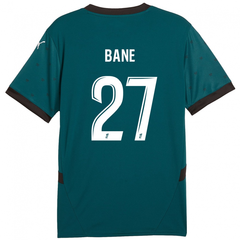 Kandiny Enfant Maillot Sidi Bane #27 Vert Foncé Tenues Extérieur 2024/25 T-Shirt