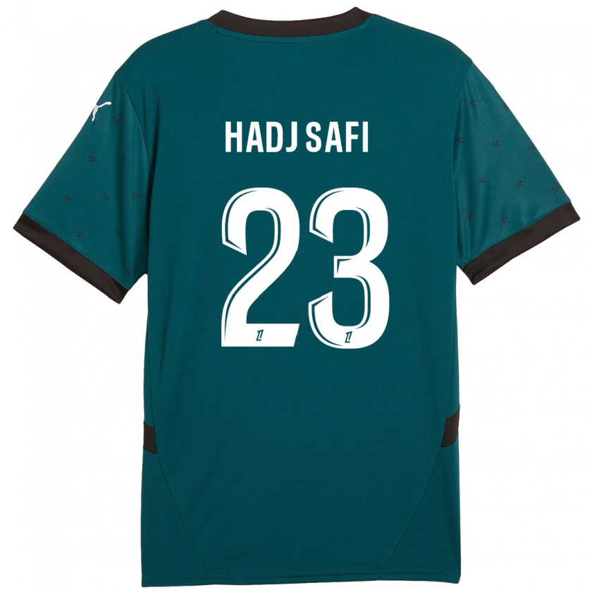 Kandiny Enfant Maillot Souhina Hadj Safi #23 Vert Foncé Tenues Extérieur 2024/25 T-Shirt