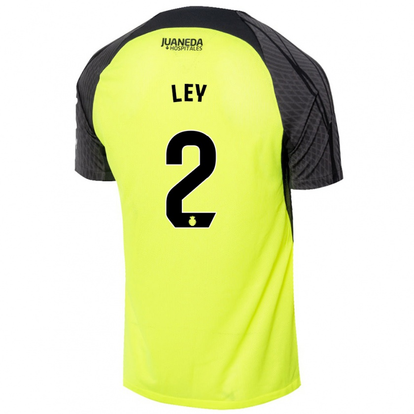 Kandiny Enfant Maillot Yuzún Ley #2 Vert Fluo Noir Tenues Extérieur 2024/25 T-Shirt