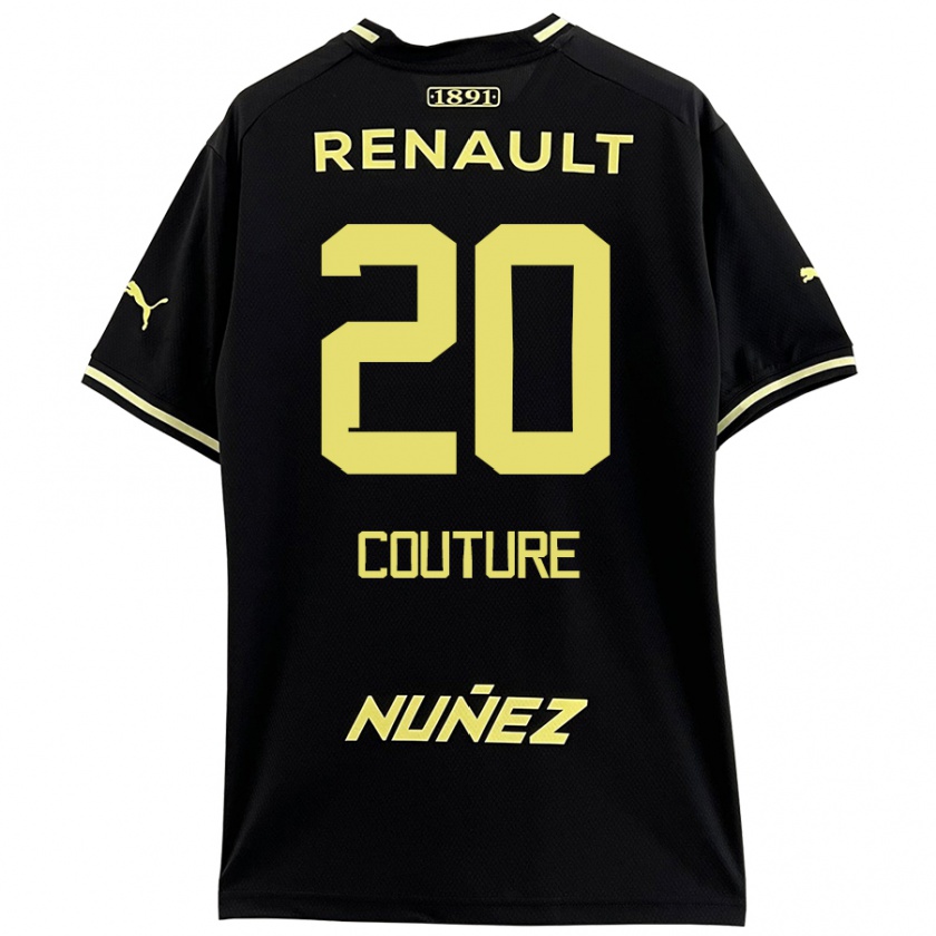 Kandiny Enfant Maillot Lorenzo Couture #20 Noir Jaune Tenues Extérieur 2024/25 T-Shirt