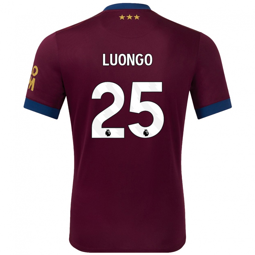 Kandiny Enfant Maillot Massimo Luongo #25 Marron Tenues Extérieur 2024/25 T-Shirt