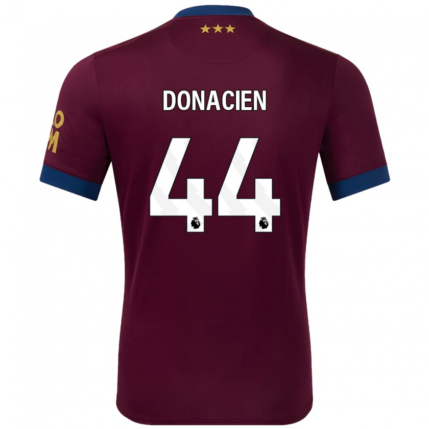 Kandiny Enfant Maillot Janoi Donacien #44 Marron Tenues Extérieur 2024/25 T-Shirt