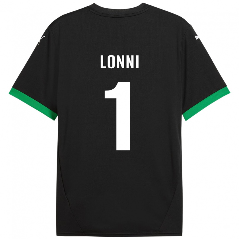 Kandiny Homme Maillot Lia Lonni #1 Noir Vert Foncé Tenues Domicile 2024/25 T-Shirt