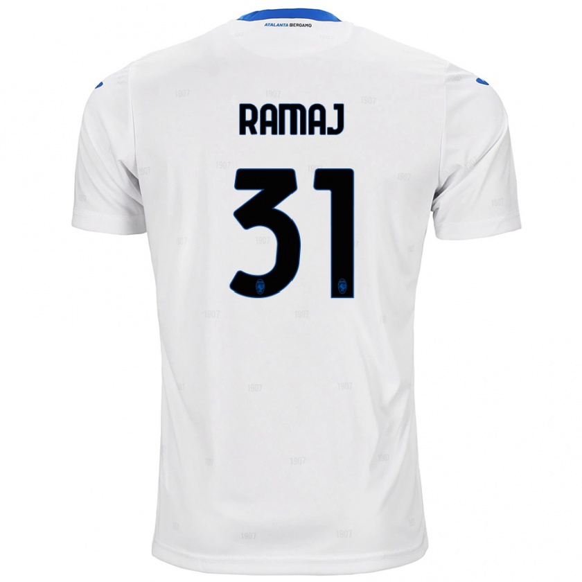 Kandiny Homme Maillot Gabriel Ramaj #31 Blanc Tenues Extérieur 2024/25 T-Shirt