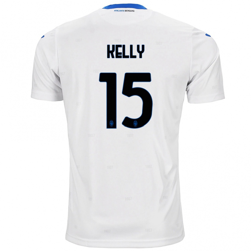 Kandiny Homme Maillot Maegan Kelly #15 Blanc Tenues Extérieur 2024/25 T-Shirt