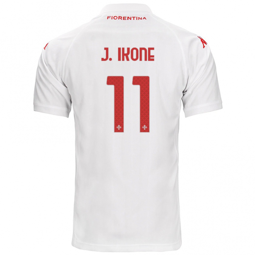 Kandiny Homme Maillot Jonathan Ikoné #11 Blanc Tenues Extérieur 2024/25 T-Shirt