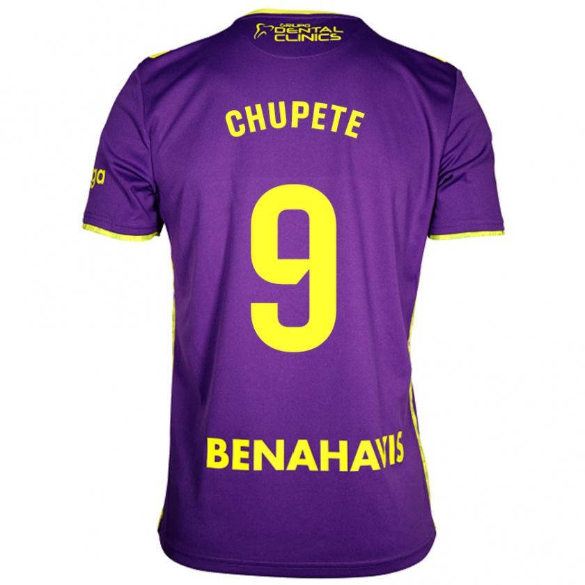 Kandiny Homme Maillot Chupete #9 Violet Jaune Tenues Extérieur 2024/25 T-Shirt