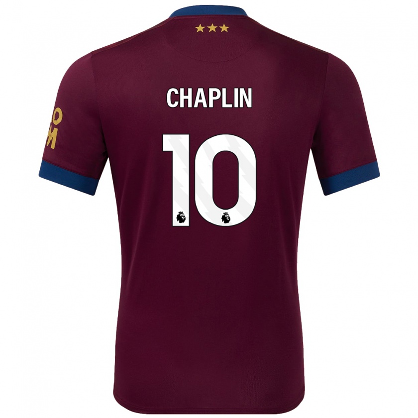 Kandiny Femme Maillot Conor Chaplin #10 Marron Tenues Extérieur 2024/25 T-Shirt