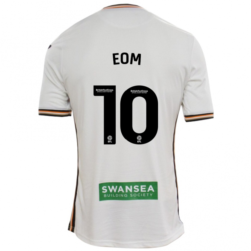 Kandiny Enfant Maillot Ji-Sung Eom #10 Blanc Tenues Domicile 2024/25 T-Shirt