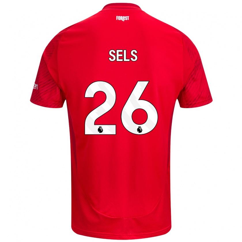 Kandiny Enfant Maillot Matz Sels #26 Rouge Blanc Tenues Domicile 2024/25 T-Shirt