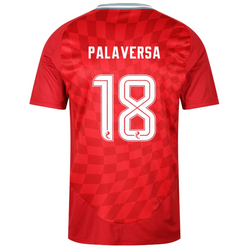 Kandiny Enfant Maillot Ante Palaversa #18 Rouge Tenues Domicile 2024/25 T-Shirt