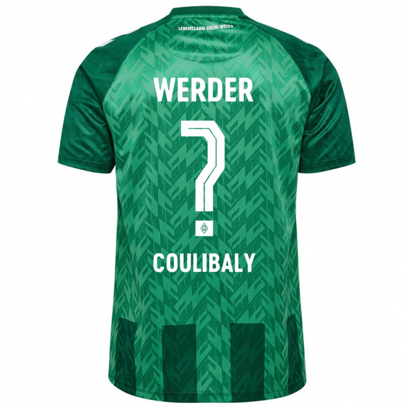 Kandiny Enfant Maillot Karim Coulibaly #0 Vert Tenues Domicile 2024/25 T-Shirt