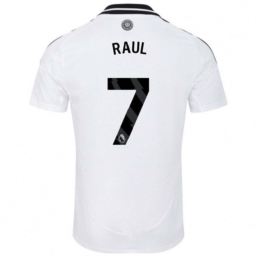 Kandiny Enfant Maillot Raúl Jiménez #7 Blanc Tenues Domicile 2024/25 T-Shirt