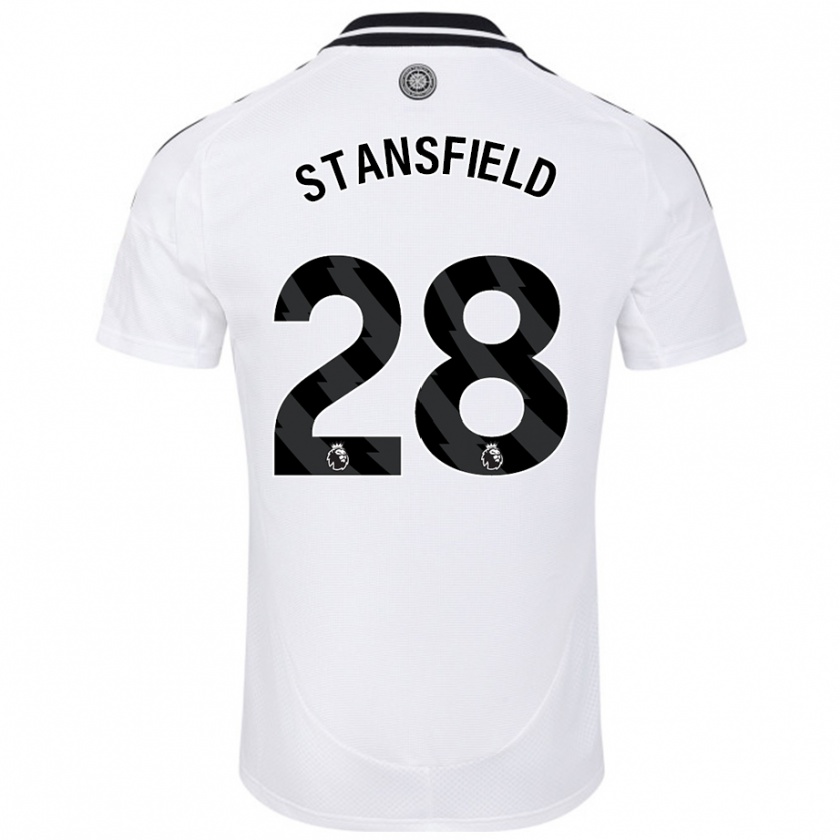 Kandiny Enfant Maillot Jay Stansfield #28 Blanc Tenues Domicile 2024/25 T-Shirt