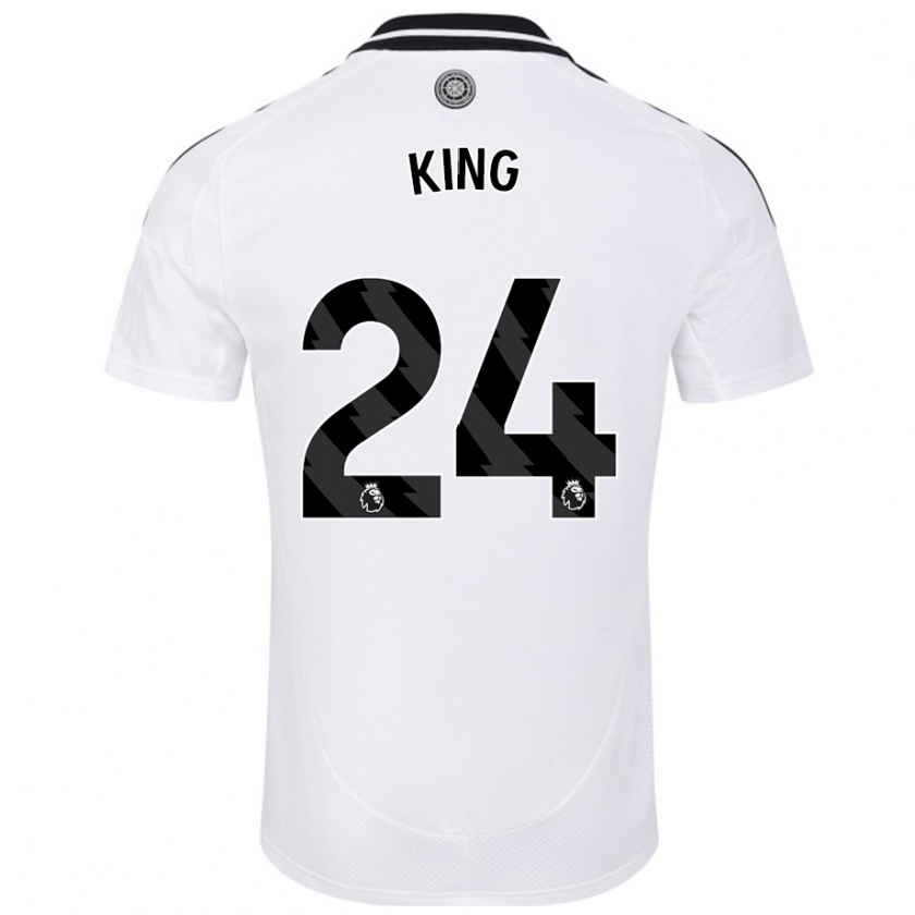 Kandiny Enfant Maillot Joshua King #24 Blanc Tenues Domicile 2024/25 T-Shirt