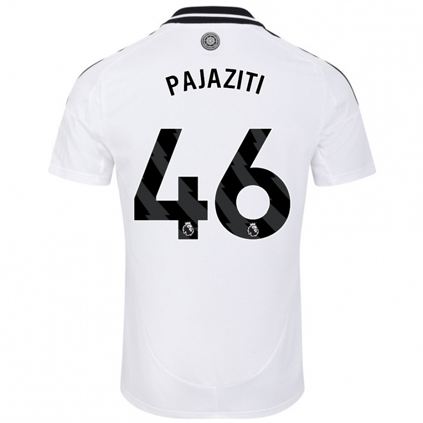 Kandiny Enfant Maillot Adrion Pajaziti #46 Blanc Tenues Domicile 2024/25 T-Shirt