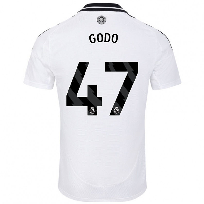 Kandiny Enfant Maillot Martial Godo #47 Blanc Tenues Domicile 2024/25 T-Shirt