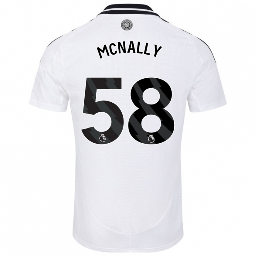 Kandiny Enfant Maillot Alfie Mcnally #58 Blanc Tenues Domicile 2024/25 T-Shirt