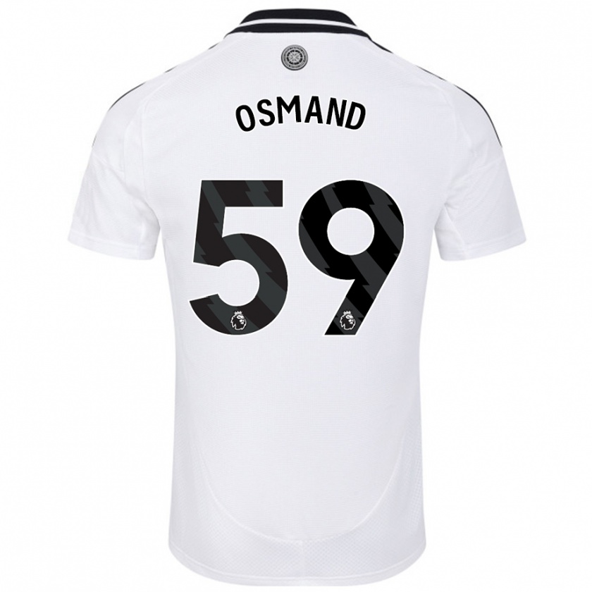 Kandiny Enfant Maillot Callum Osmand #59 Blanc Tenues Domicile 2024/25 T-Shirt