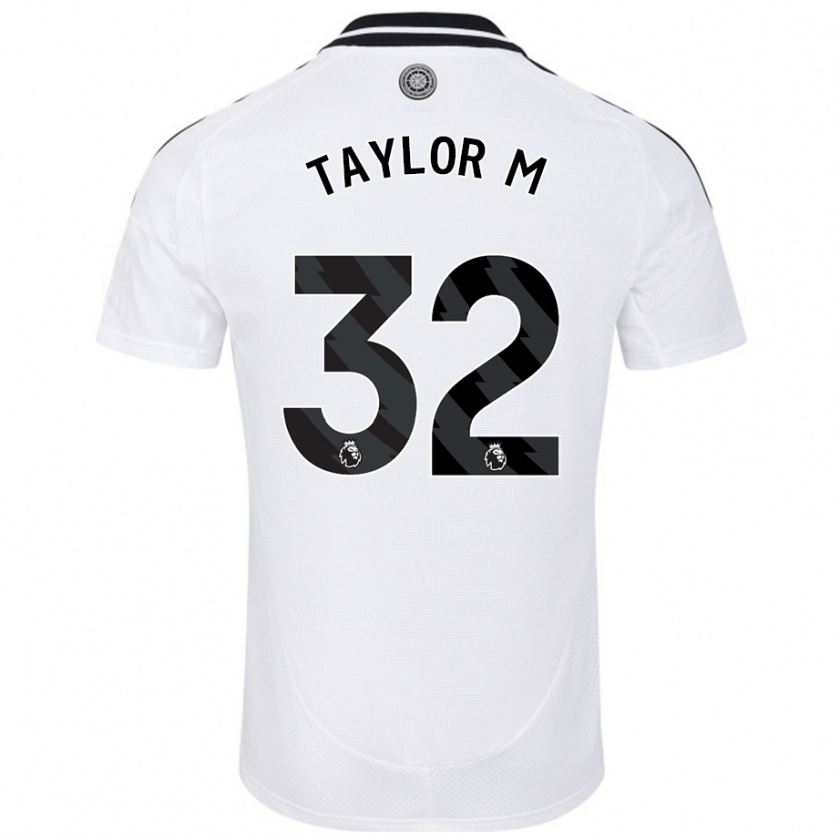 Kandiny Enfant Maillot Belle Taylor-M #32 Blanc Tenues Domicile 2024/25 T-Shirt