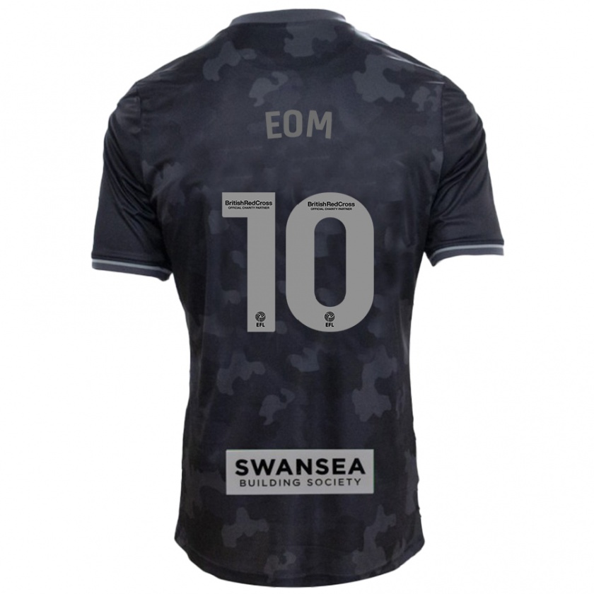 Kandiny Enfant Maillot Ji-Sung Eom #10 Noir Tenues Extérieur 2024/25 T-Shirt