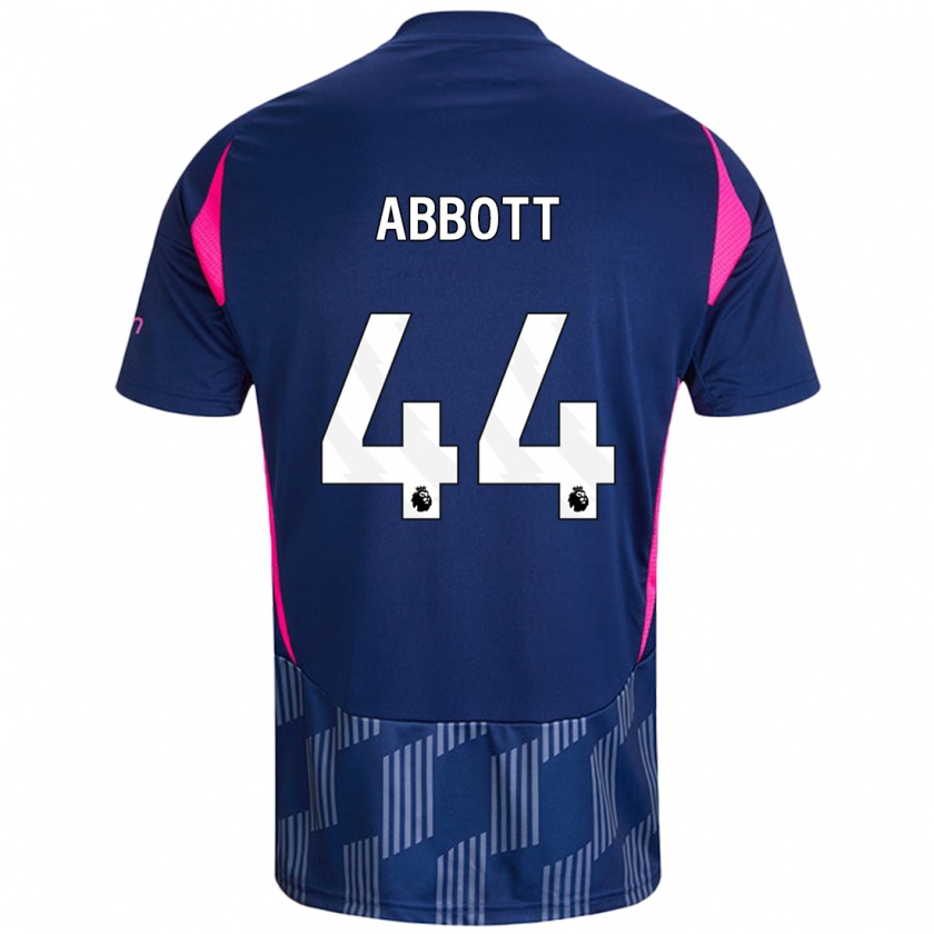 Kandiny Enfant Maillot Zach Abbott #44 Bleu Royal Rose Tenues Extérieur 2024/25 T-Shirt