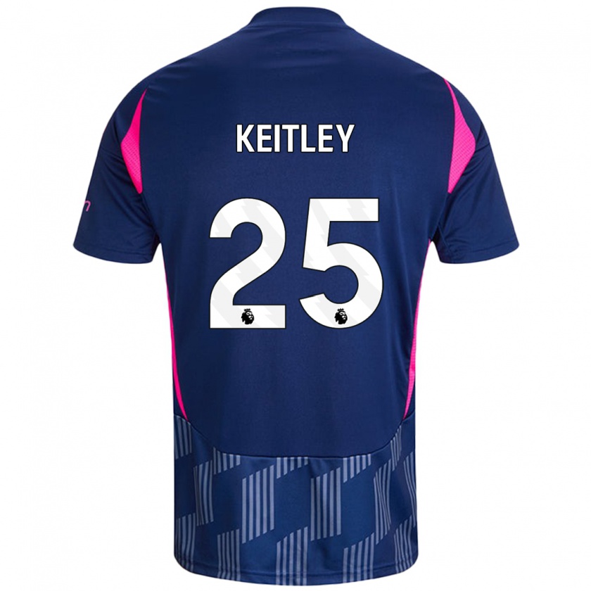 Kandiny Enfant Maillot Alice Keitley #25 Bleu Royal Rose Tenues Extérieur 2024/25 T-Shirt