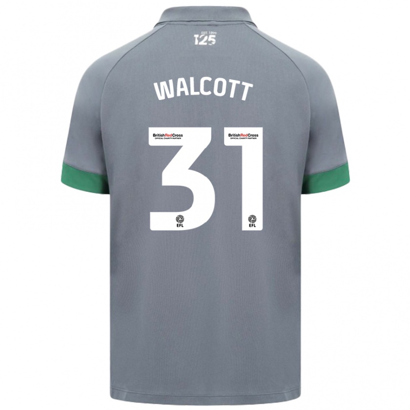 Kandiny Enfant Maillot Malachi Fagan-Walcott #31 Gris Foncé Tenues Extérieur 2024/25 T-Shirt