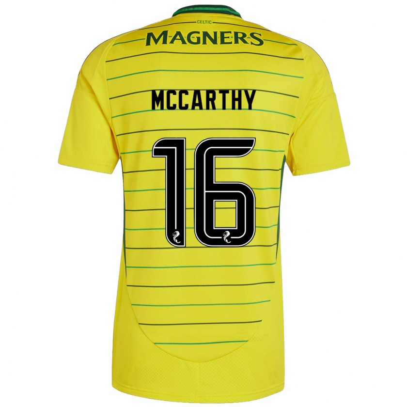 Kandiny Enfant Maillot James Mccarthy #16 Jaune Tenues Extérieur 2024/25 T-Shirt