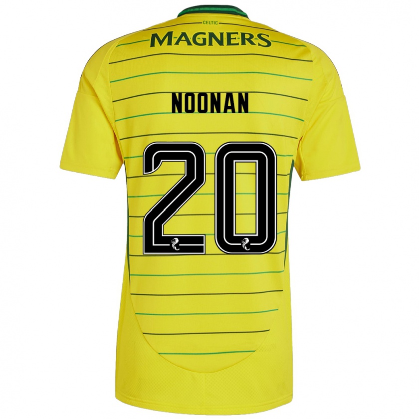 Kandiny Enfant Maillot Saoirse Noonan #20 Jaune Tenues Extérieur 2024/25 T-Shirt