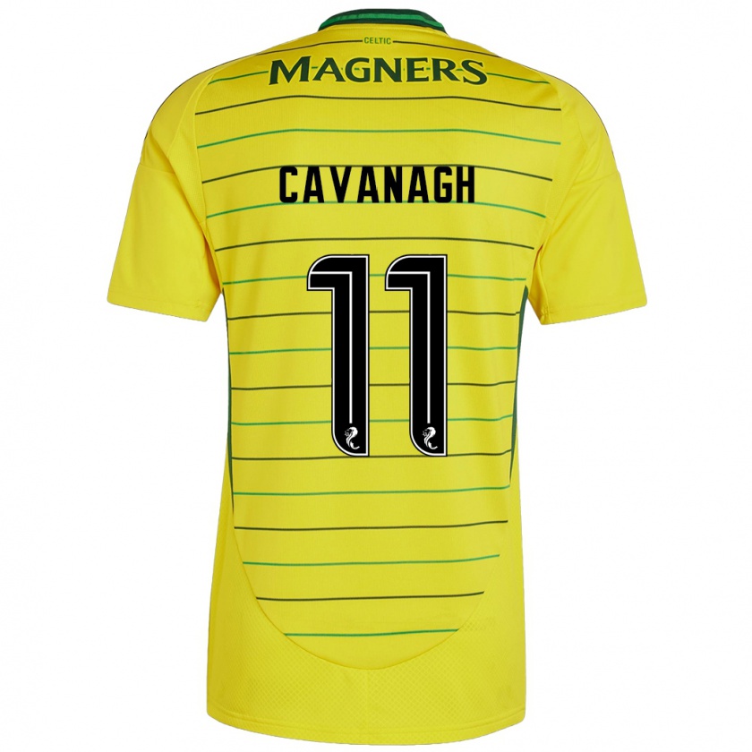 Kandiny Enfant Maillot Colette Cavanagh #11 Jaune Tenues Extérieur 2024/25 T-Shirt